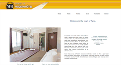 Desktop Screenshot of modernhotelparis.com